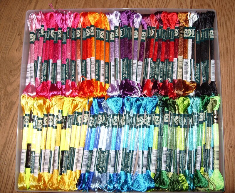 Skeins of Embroidery Floss