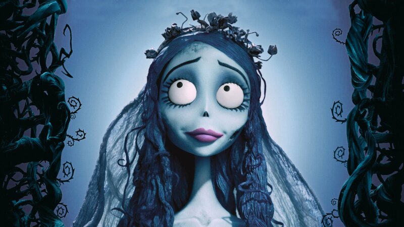 Skeletal Bride Character — Blue, Eerie