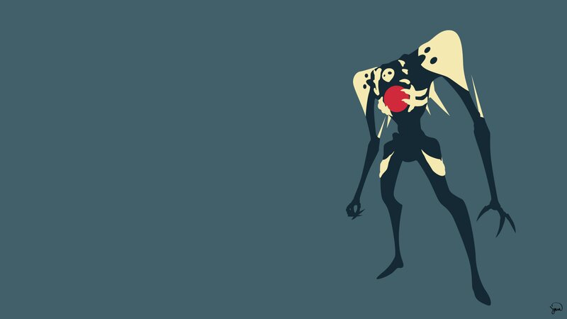 Skeletal Creature with Red Core