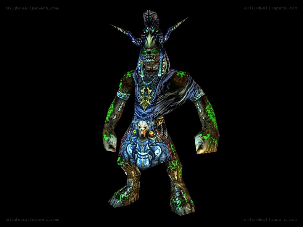 skeletal demon character model