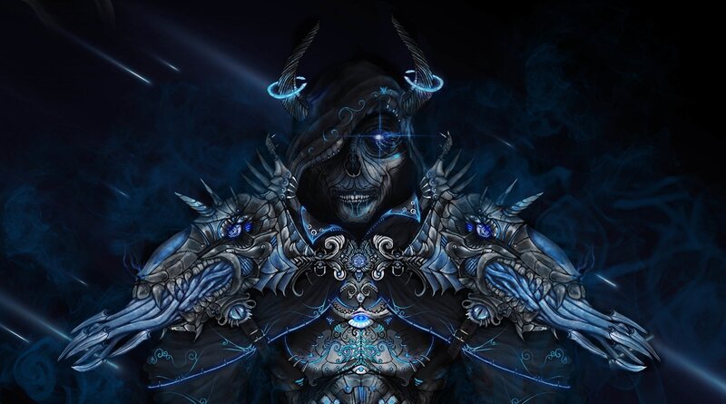 Skeletal Demon in Armor