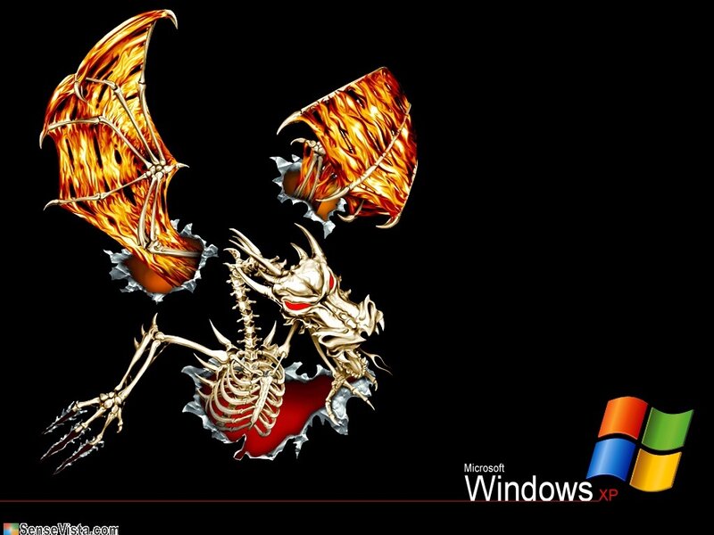 Skeletal Dragon — Black