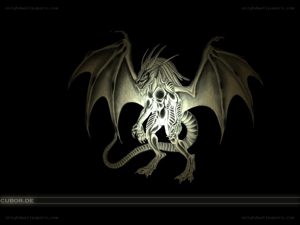 skeletal dragon creature