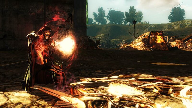 Skeletal Figure Casting Spell