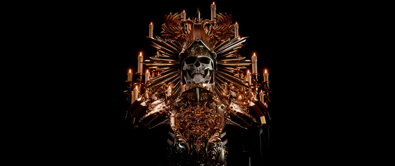 Skeletal Figure in Armor — Black