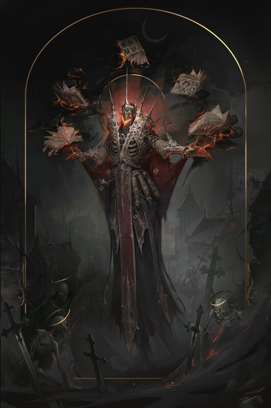 Skeletal Figure in Armor