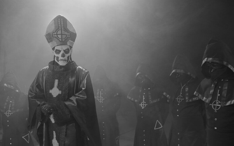 Skeletal Figure in Robes — Black