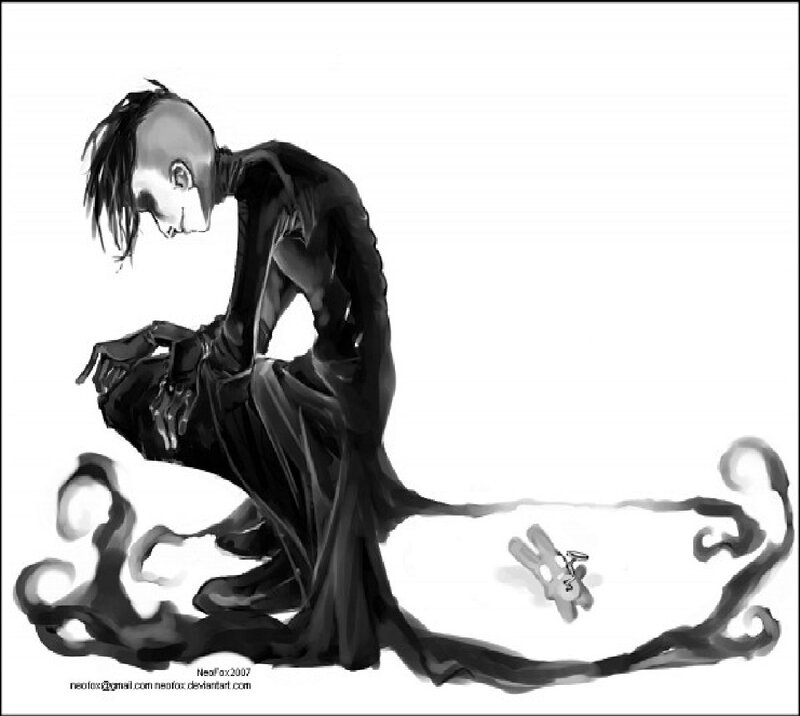 Skeletal Figure Kneeling