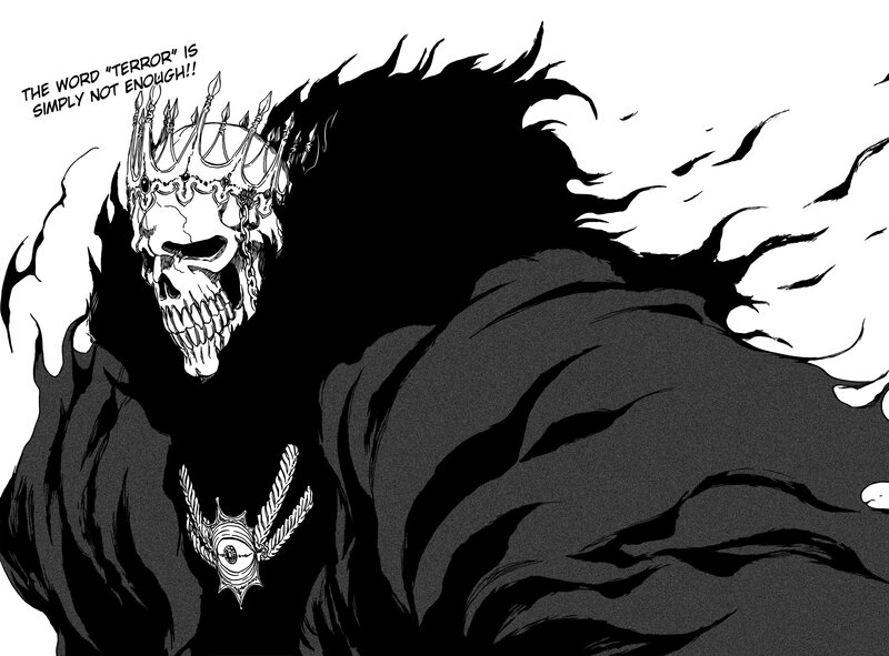 Skeletal Figure with Crown — Black, Dramatic