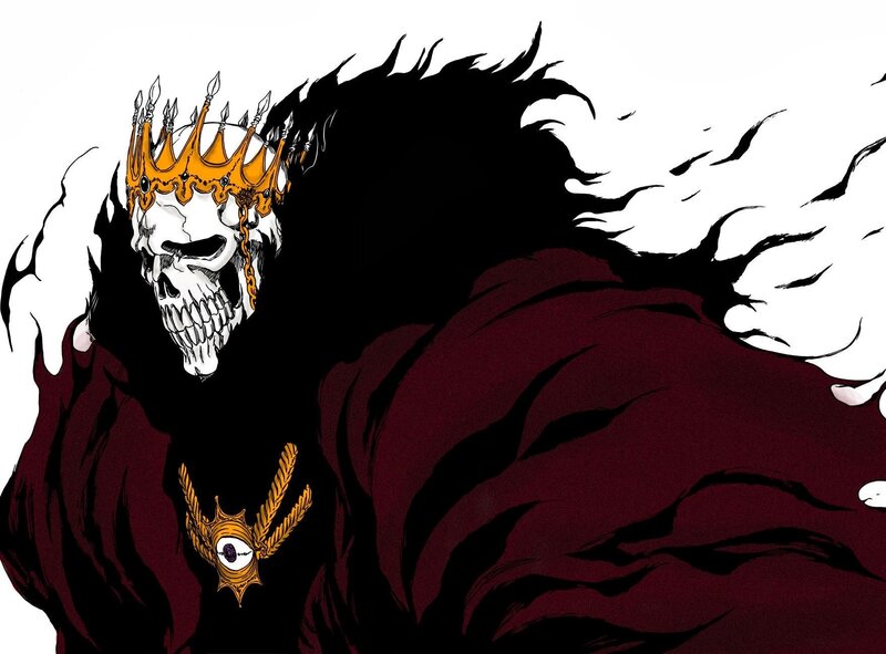 Skeletal Figure with Crown — Black