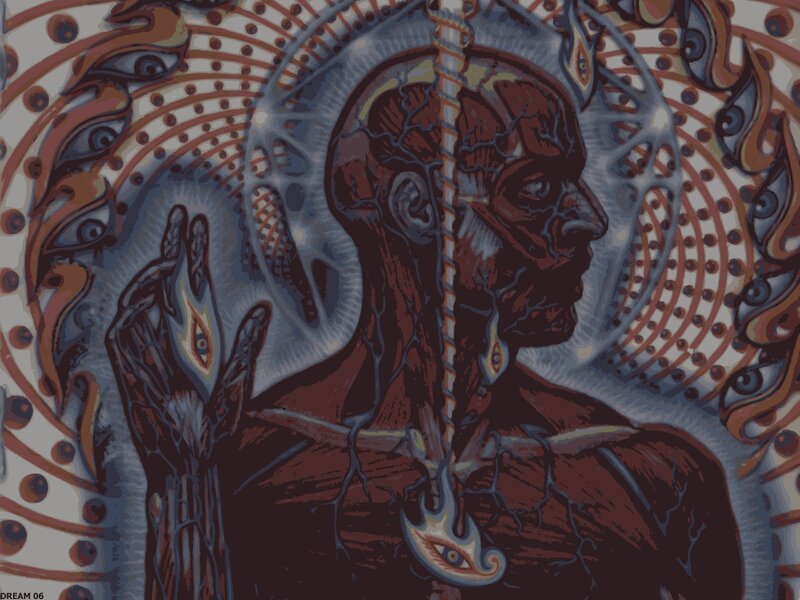 Skeletal Figure with Eyes