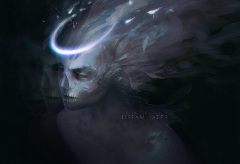 Skeletal Figure with Halo