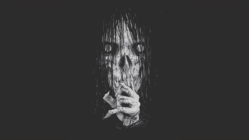 Skeletal Figure with Hand
