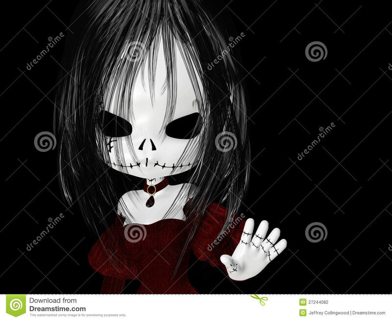 Skeletal Girl Doll
