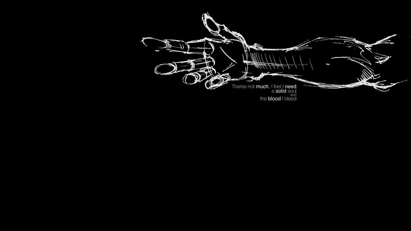 skeletal hand drawing