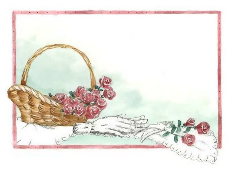 Skeletal Hands with Roses