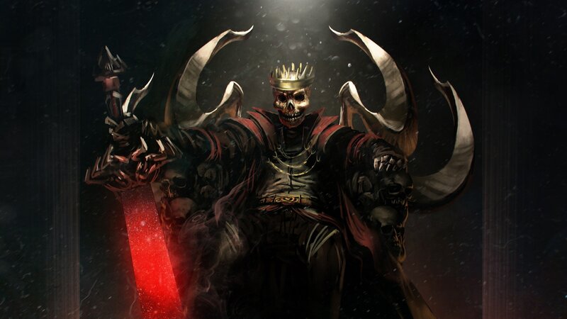 Skeletal King with Sword