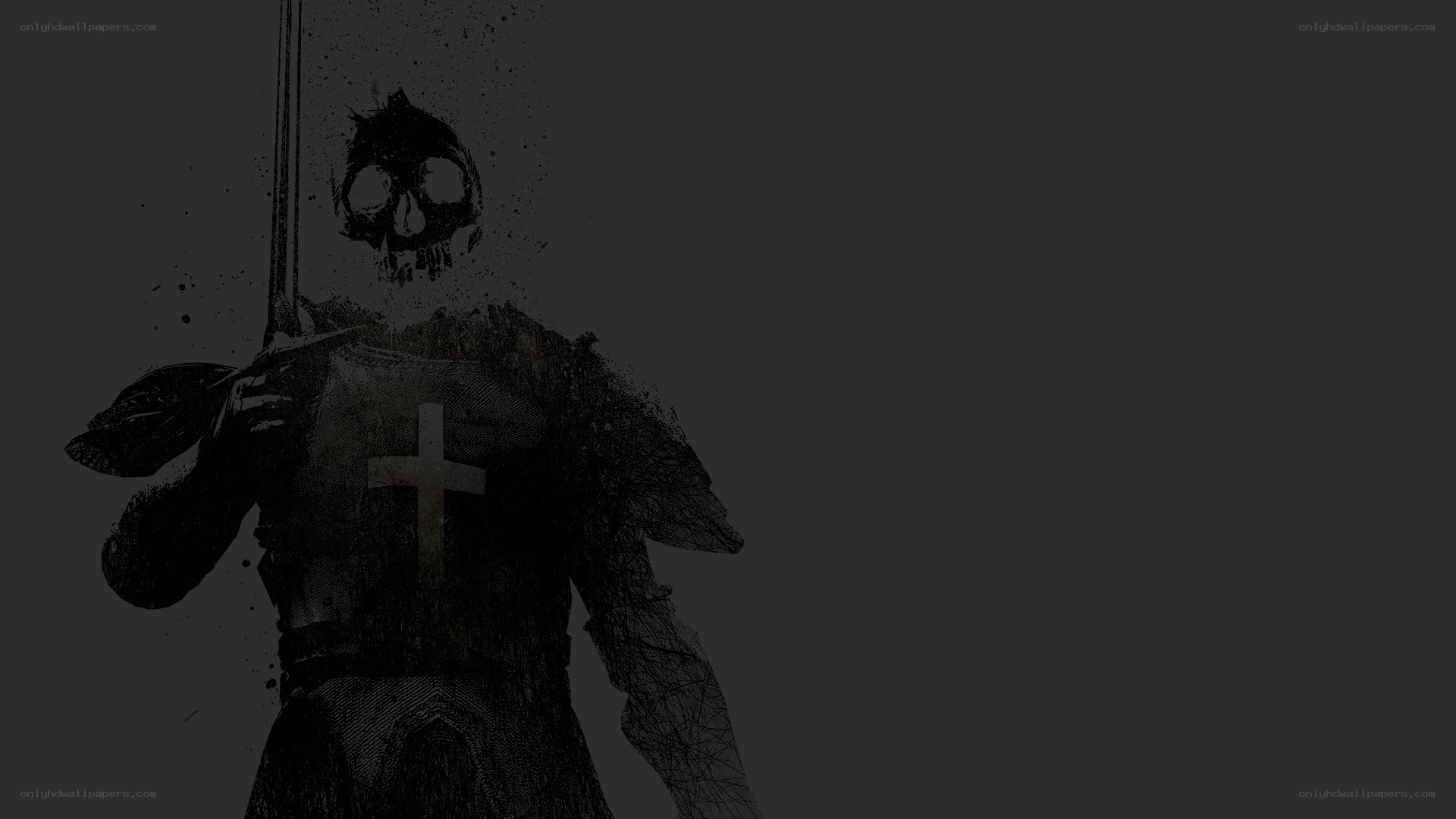 skeletal knight with sword