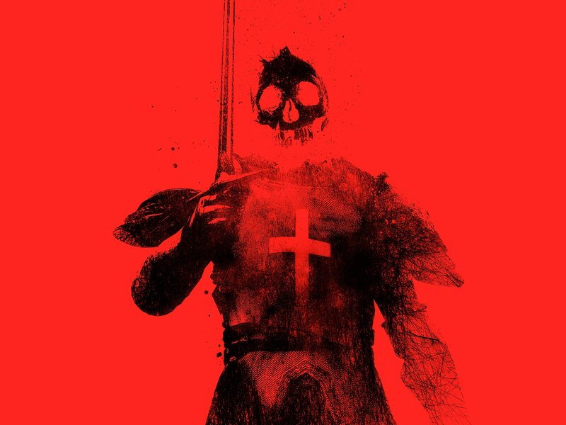 skeletal knight with sword