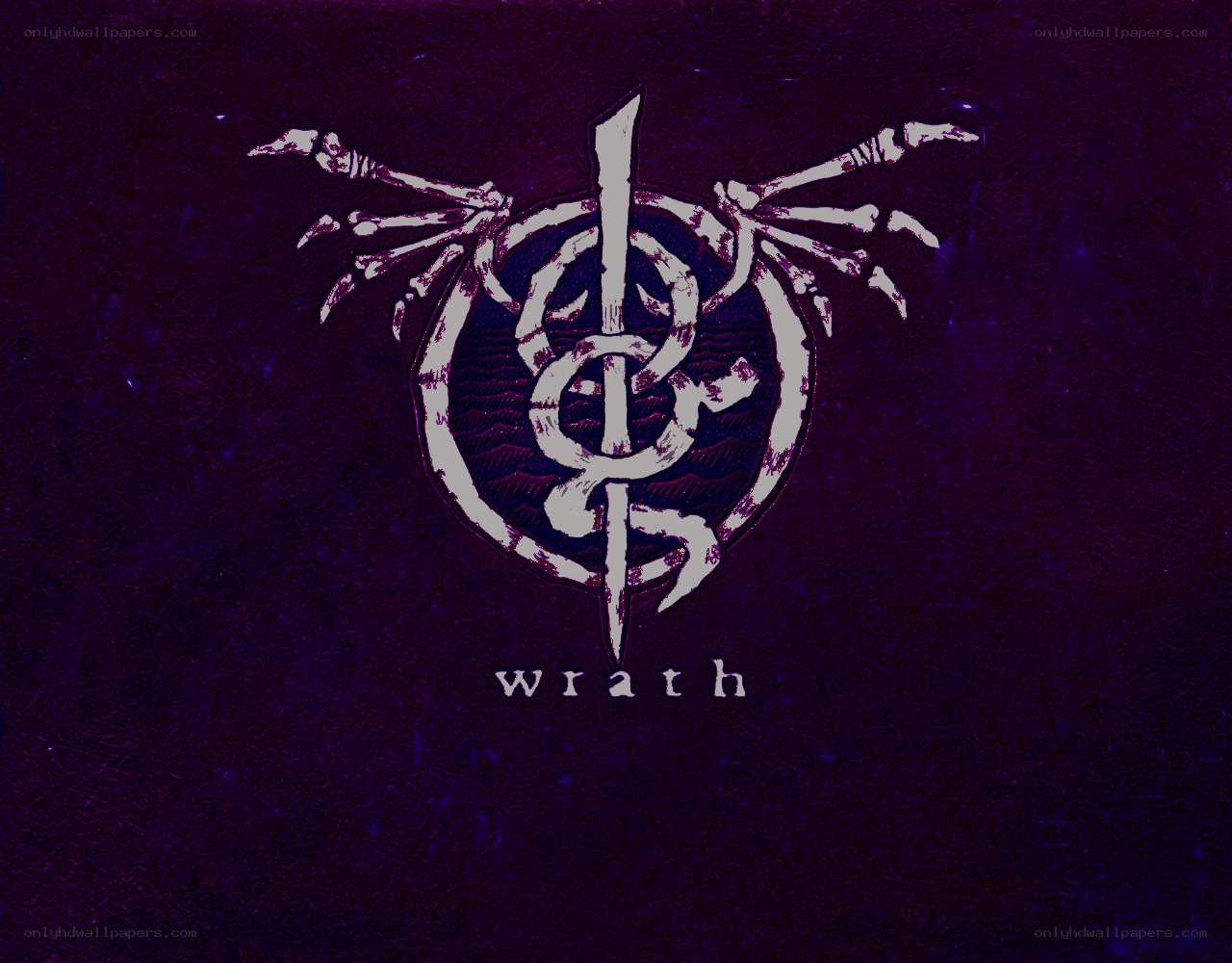 skeletal logo with the word wrath