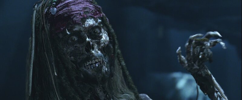 skeletal pirate character