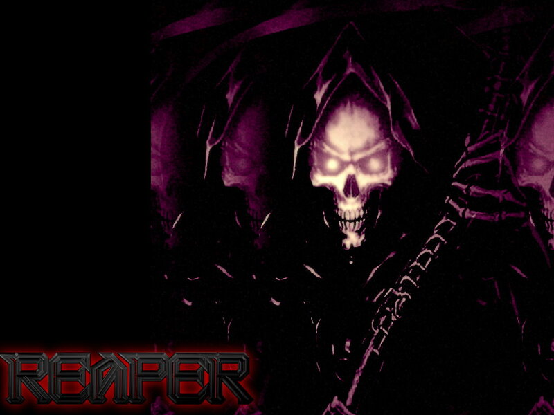 Skeletal Reaper Figure — Black, Dark, Night, Digital Art