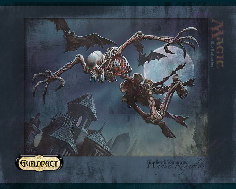 Skeletal Vampires in Flight