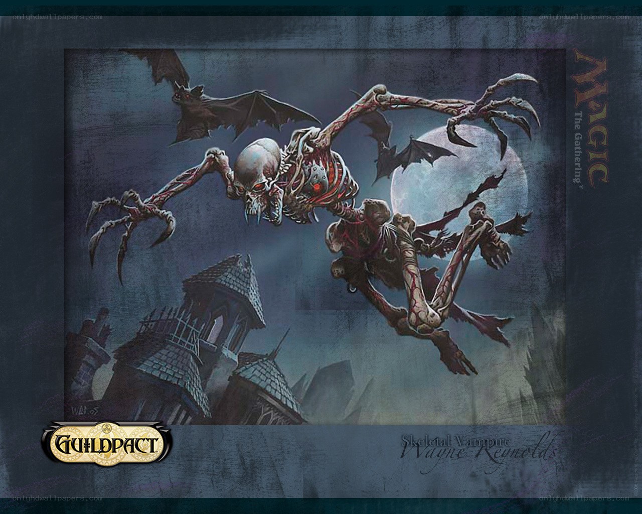 Skeletal Vampires in Flight