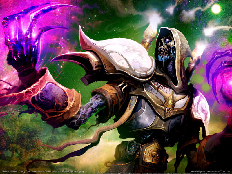 Skeletal Warrior Casting Spell — Purple