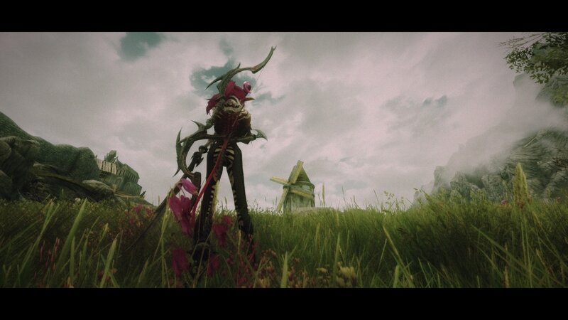 Skeletal Warrior in Field