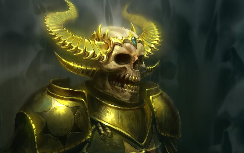Skeletal Warrior in Golden Armor