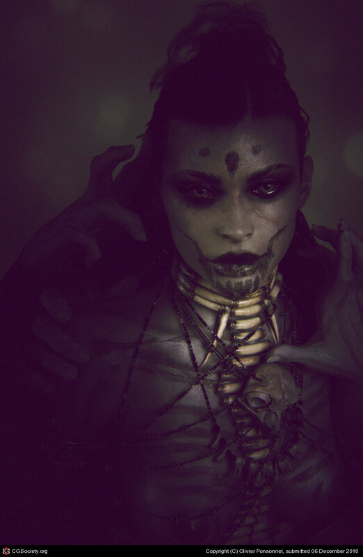skeletal warrior portrait