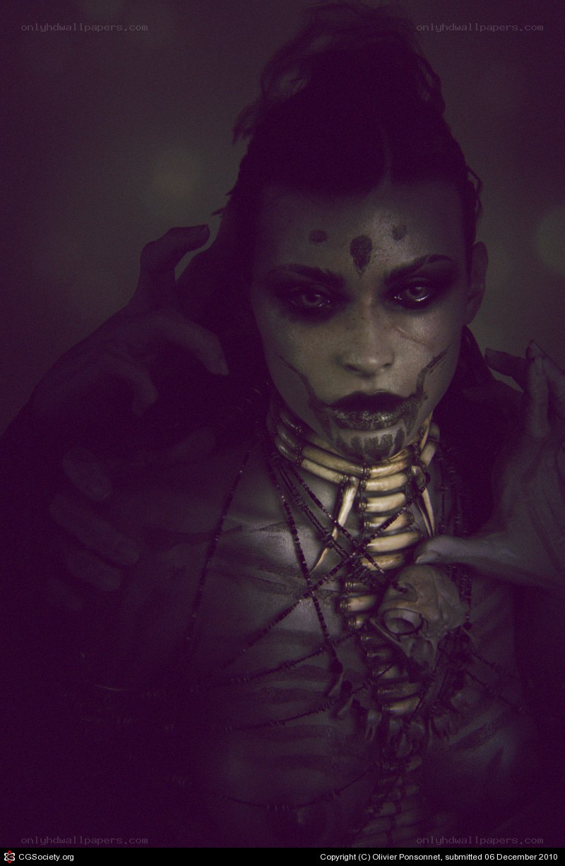 skeletal warrior portrait