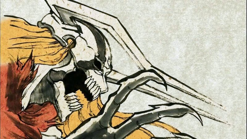 Skeletal Warrior with Claws — White