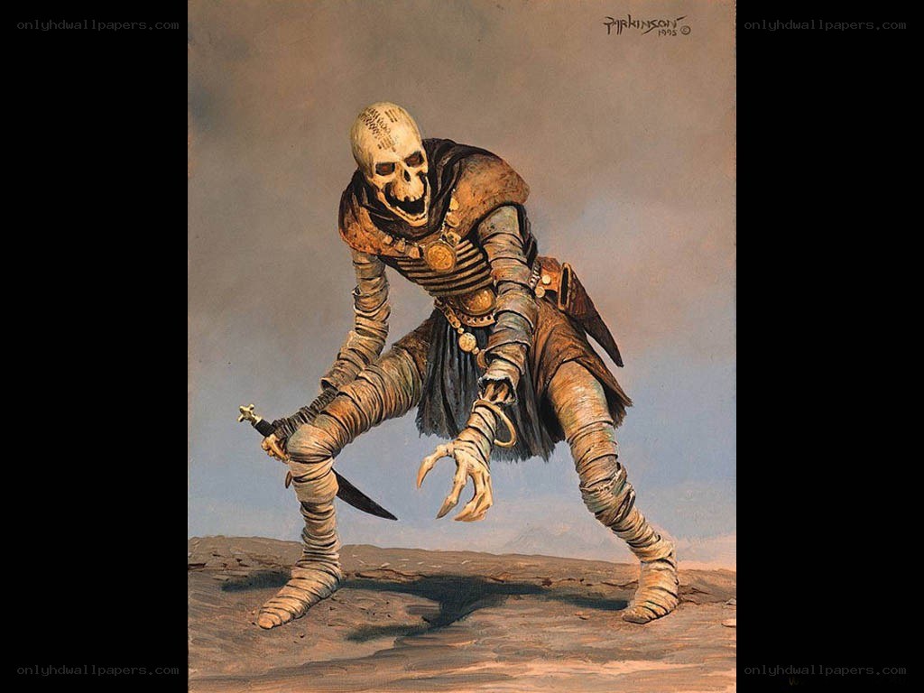 skeletal warrior with dagger
