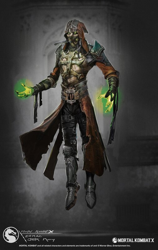 Skeletal Warrior with Glowing Hands