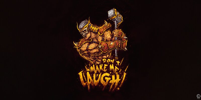 Skeletal Warrior with Hammer — Black