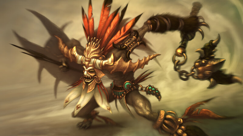 Skeletal Warrior with Mace
