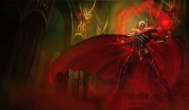 Skeletal Warrior with Red Cape — Dramatic, Menacing