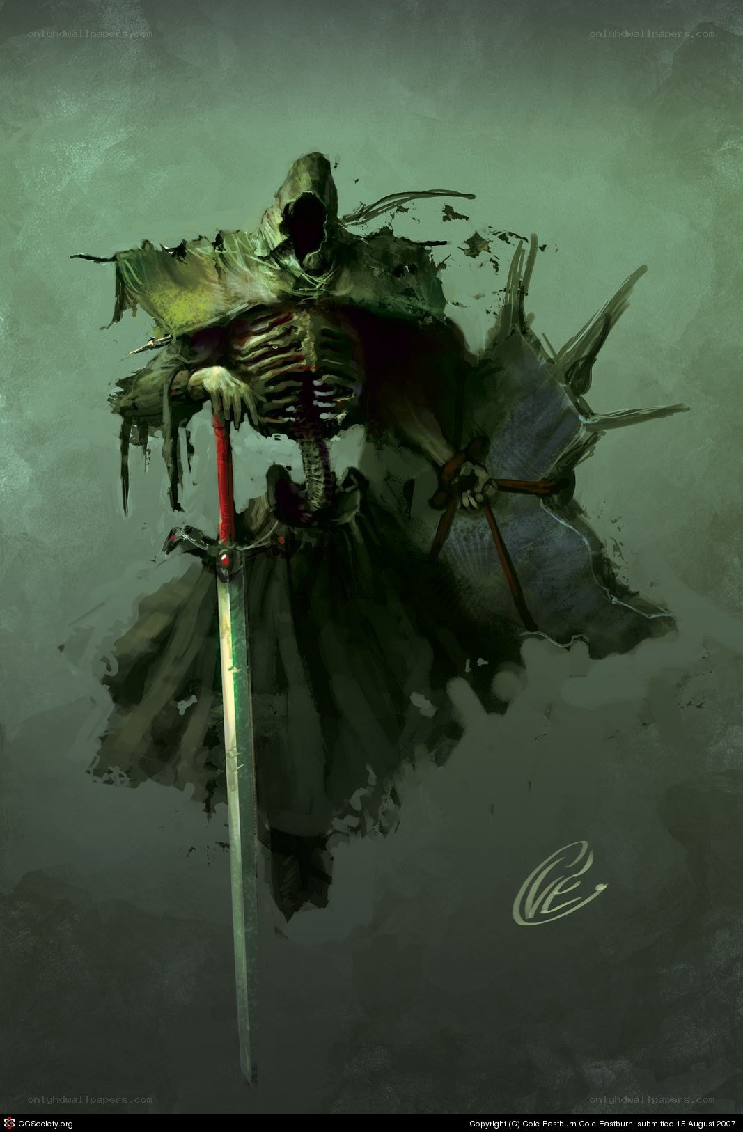 skeletal warrior with sword