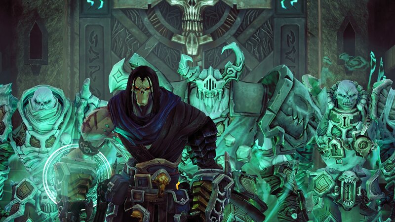 Skeletal Warriors in Armor — Green