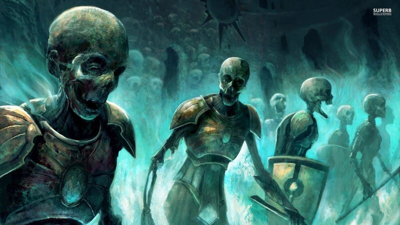 Skeletal Warriors — Teal