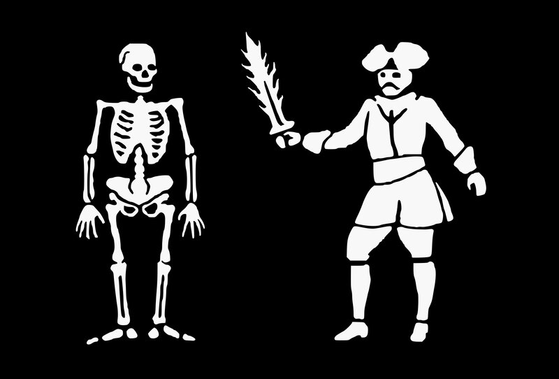 Skeleton and Pirate