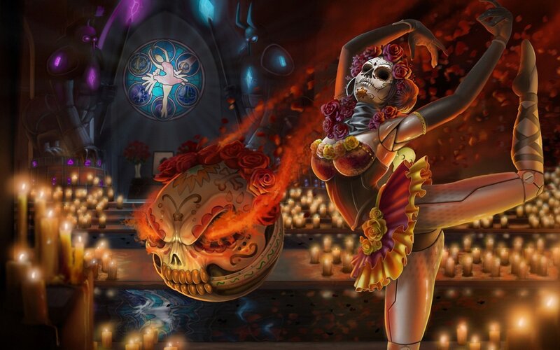 Skeleton Ballerina Dancer