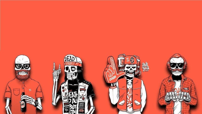 skeleton band characters