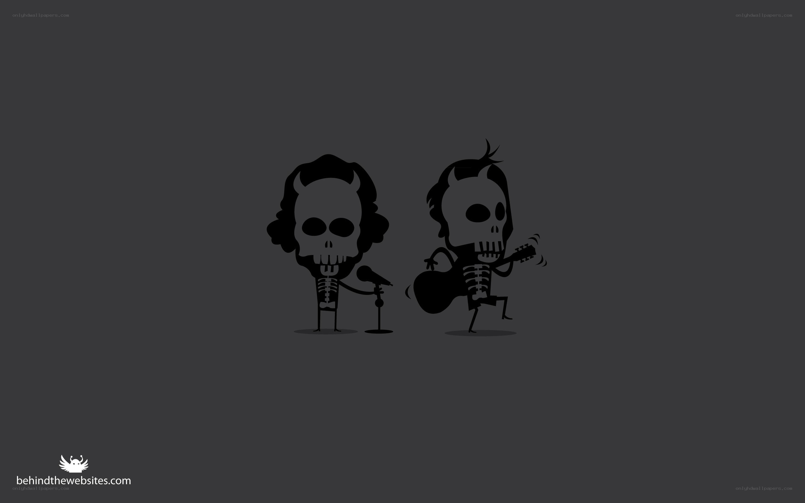 skeleton band illustration