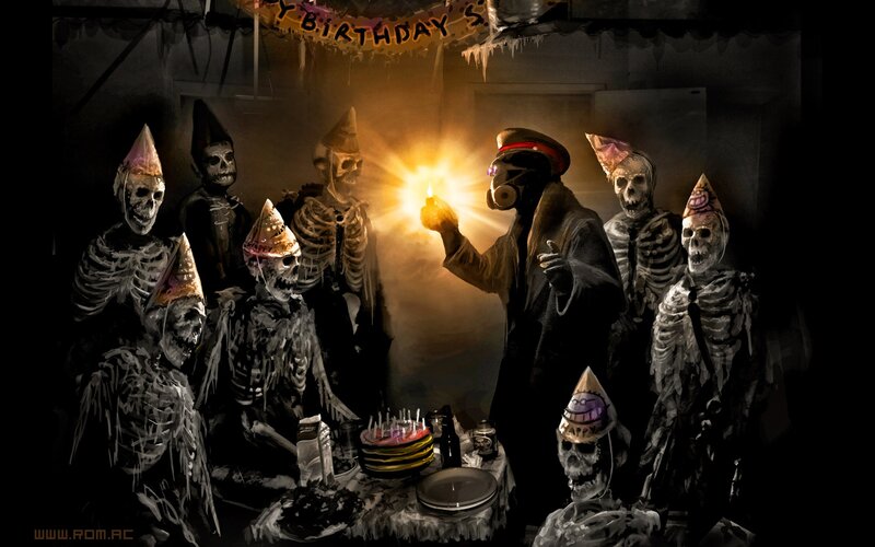 skeleton birthday party