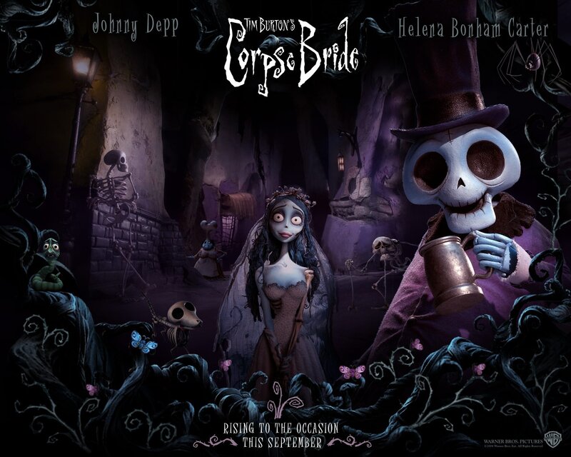 Skeleton Bride and Groom — Purple, Gothic