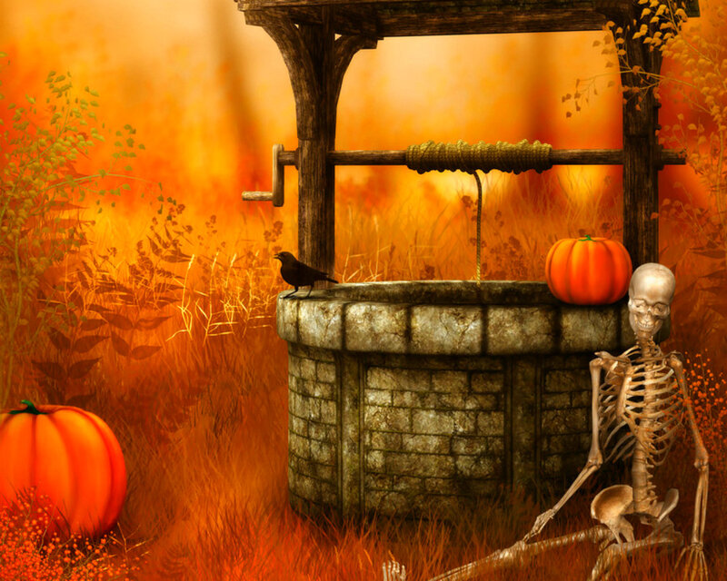 Skeleton by Well