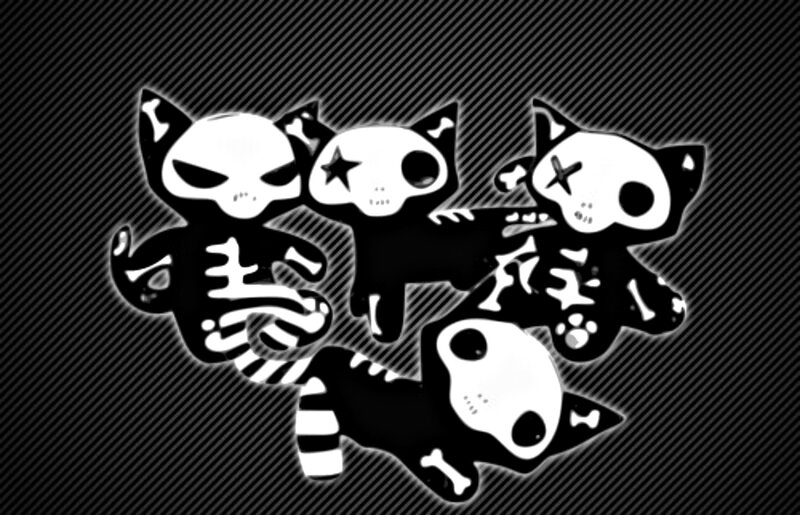 Skeleton Cats